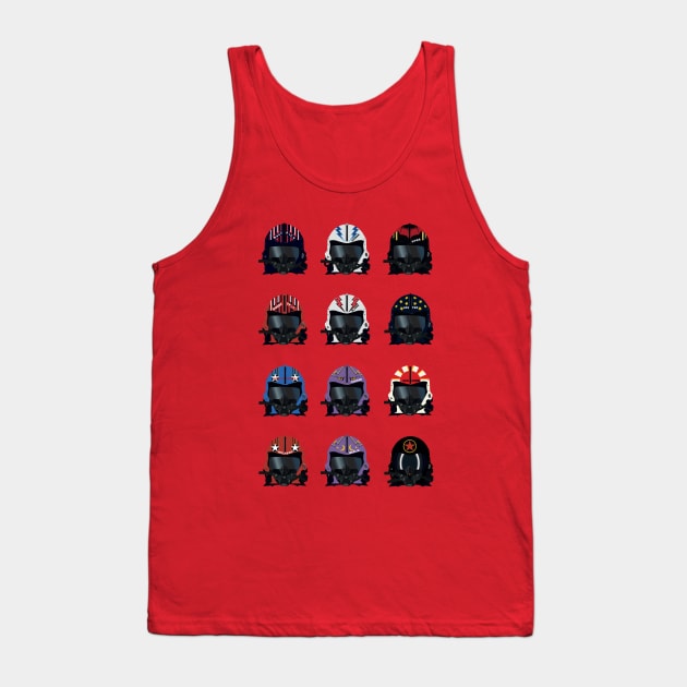 Top Gun helmets Tank Top by Chevsy